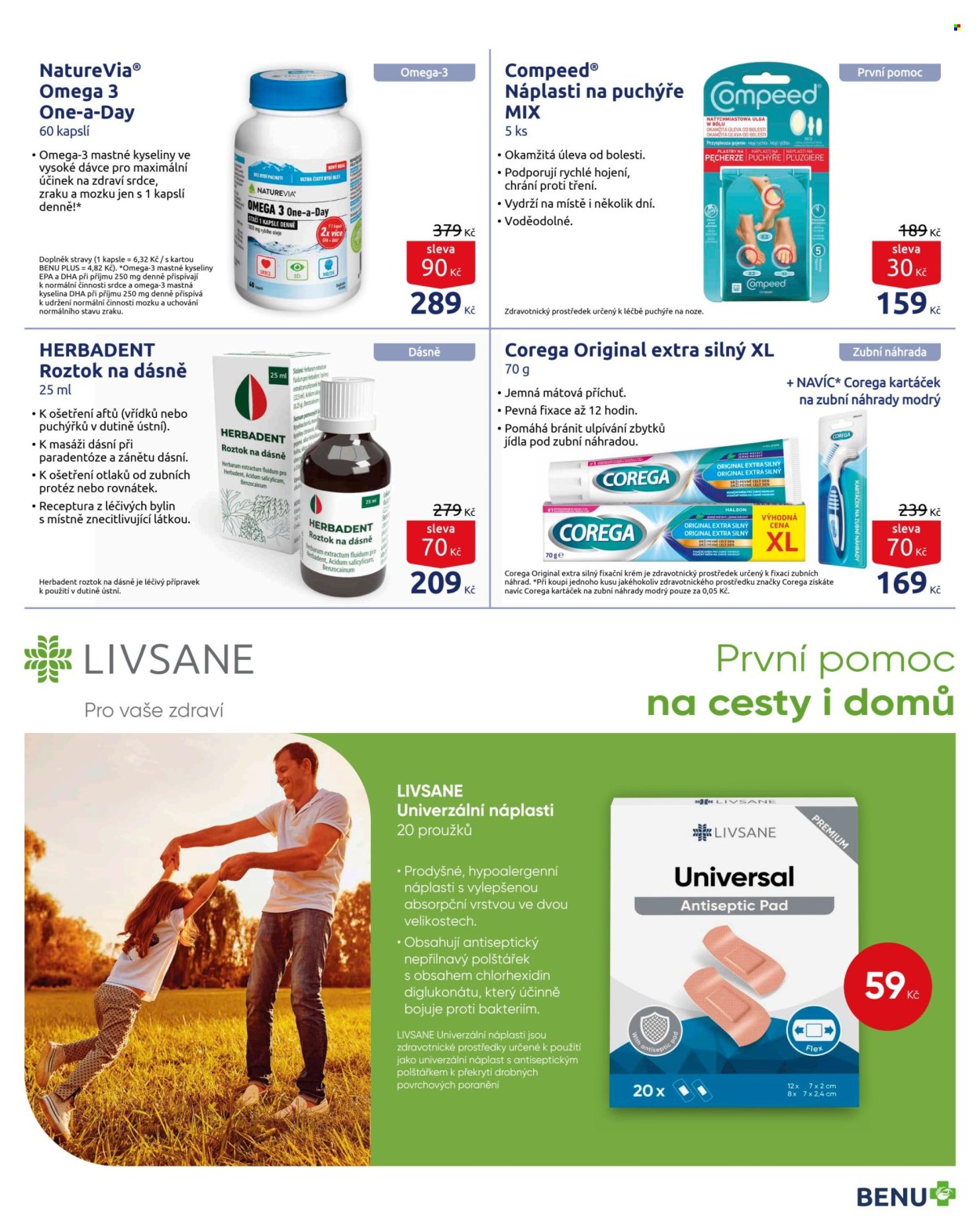 Leták BENU Lékárna - 1. 7. 2025 - 31. 8. 2025. Strana 16