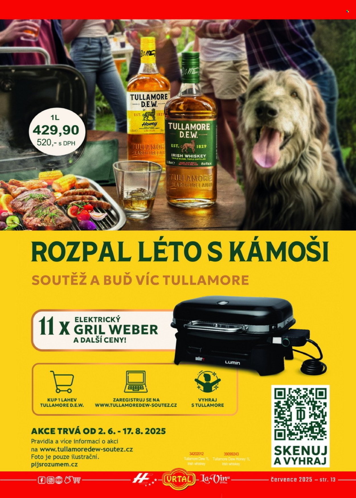 Leták Vrtal - 1. 7. 2025 - 31. 7. 2025. Strana 13