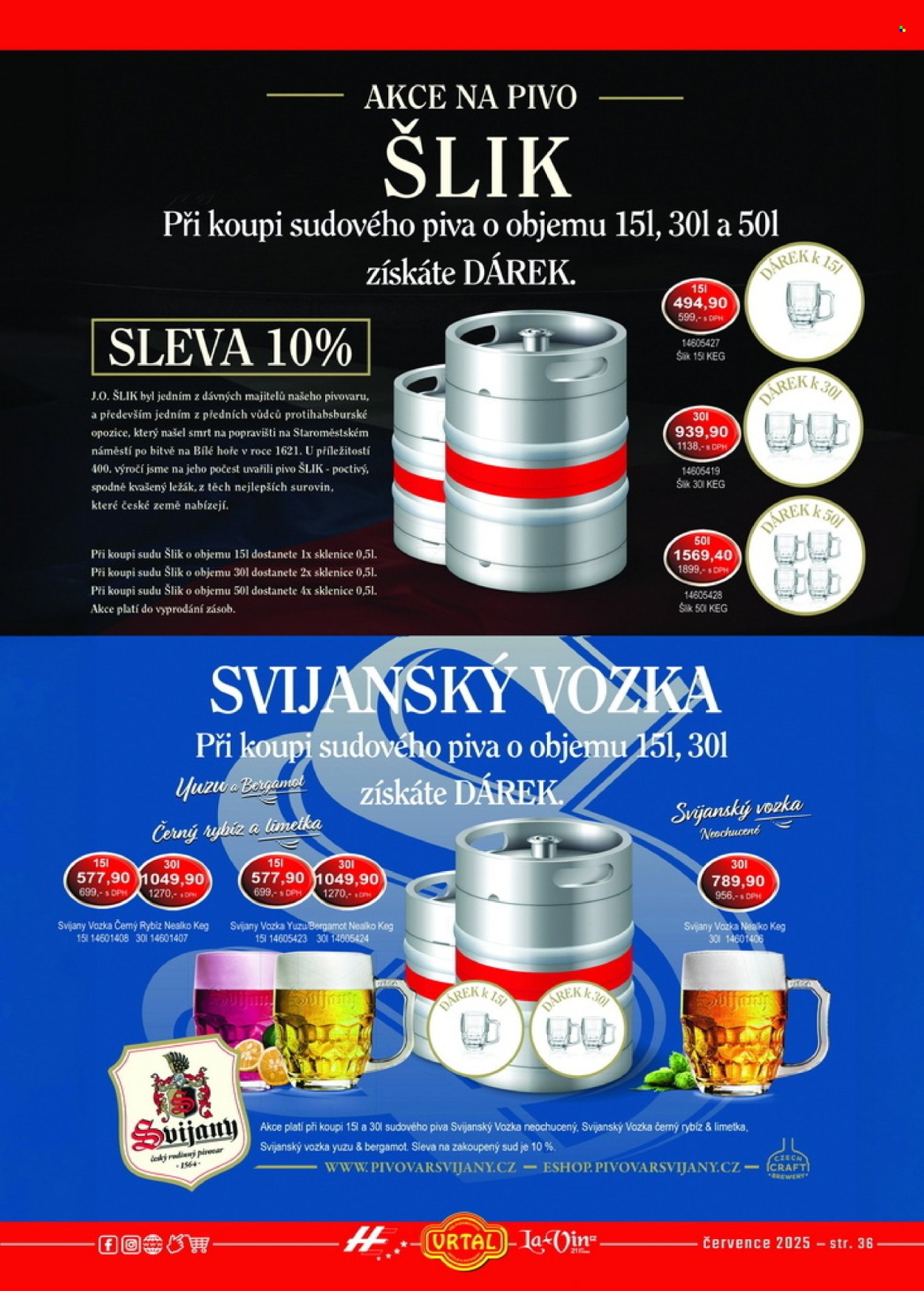 Leták Vrtal - 1. 7. 2025 - 31. 7. 2025. Strana 36