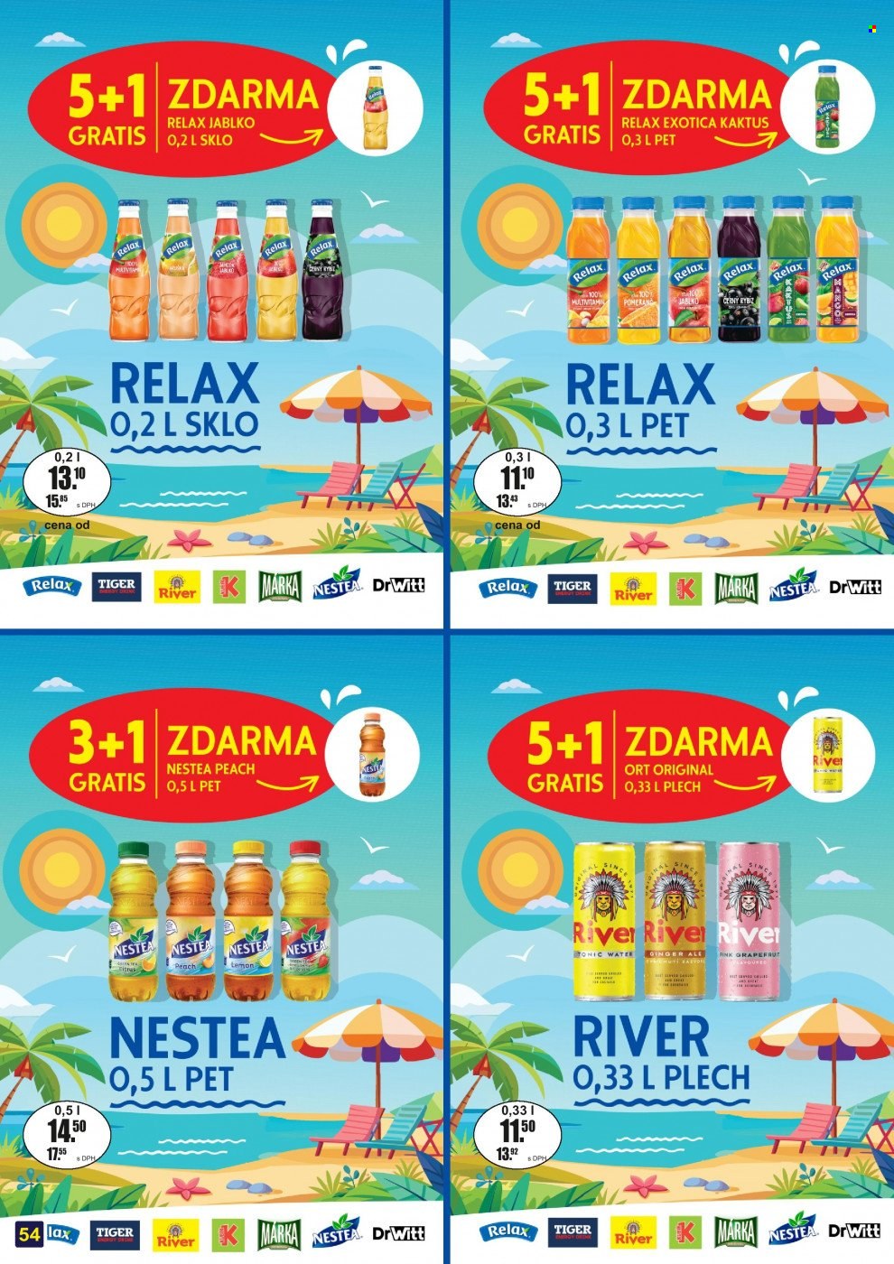 Leták Adam velkoobchod Šternberk - 1. 7. 2025 - 31. 7. 2025. Strana 54