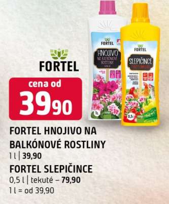 FORTEL HNOJIVO NA BALKÓNOVÉ ROSTLINY