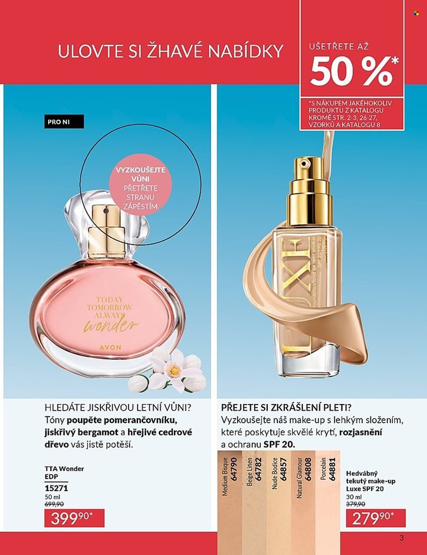 Leták AVON - 1. 7. 2025 - 31. 7. 2025. Strana 3