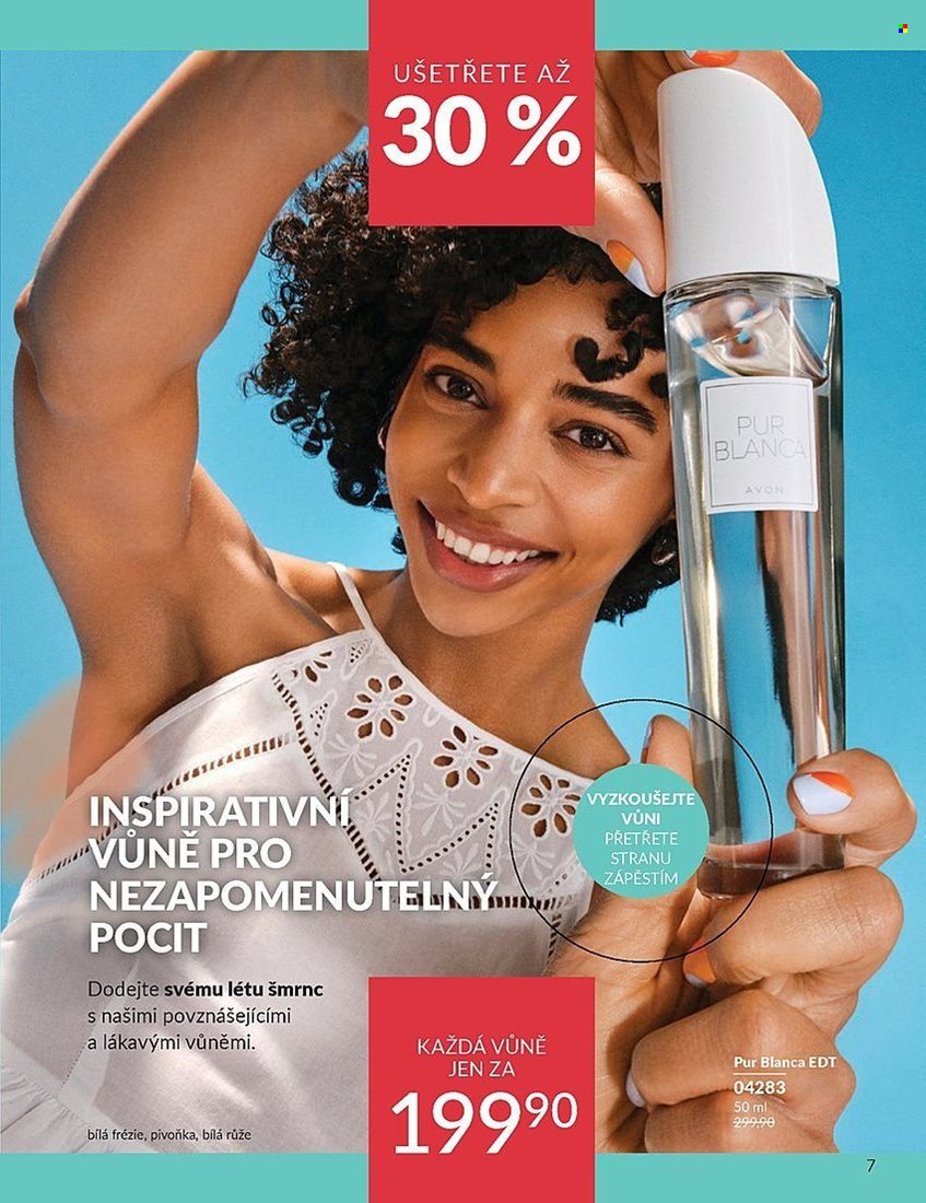 Leták AVON - 1. 7. 2025 - 31. 7. 2025. Strana 7