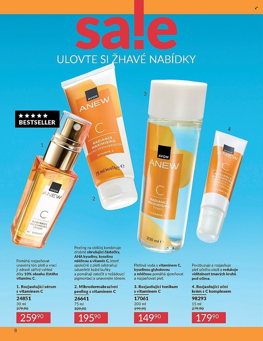 Leták AVON - 1. 7. 2025 - 31. 7. 2025. Strana 8