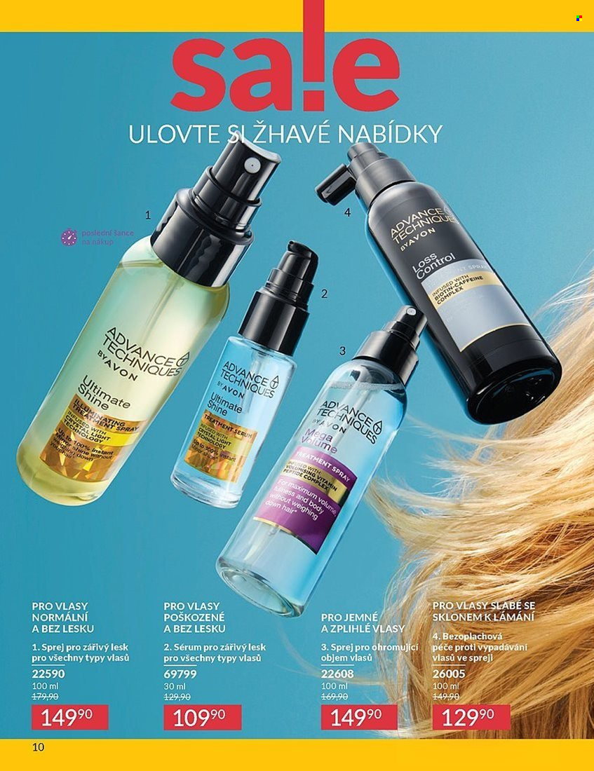 Leták AVON - 1. 7. 2025 - 31. 7. 2025. Strana 10