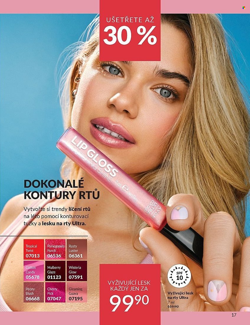 Leták AVON - 1. 7. 2025 - 31. 7. 2025. Strana 17