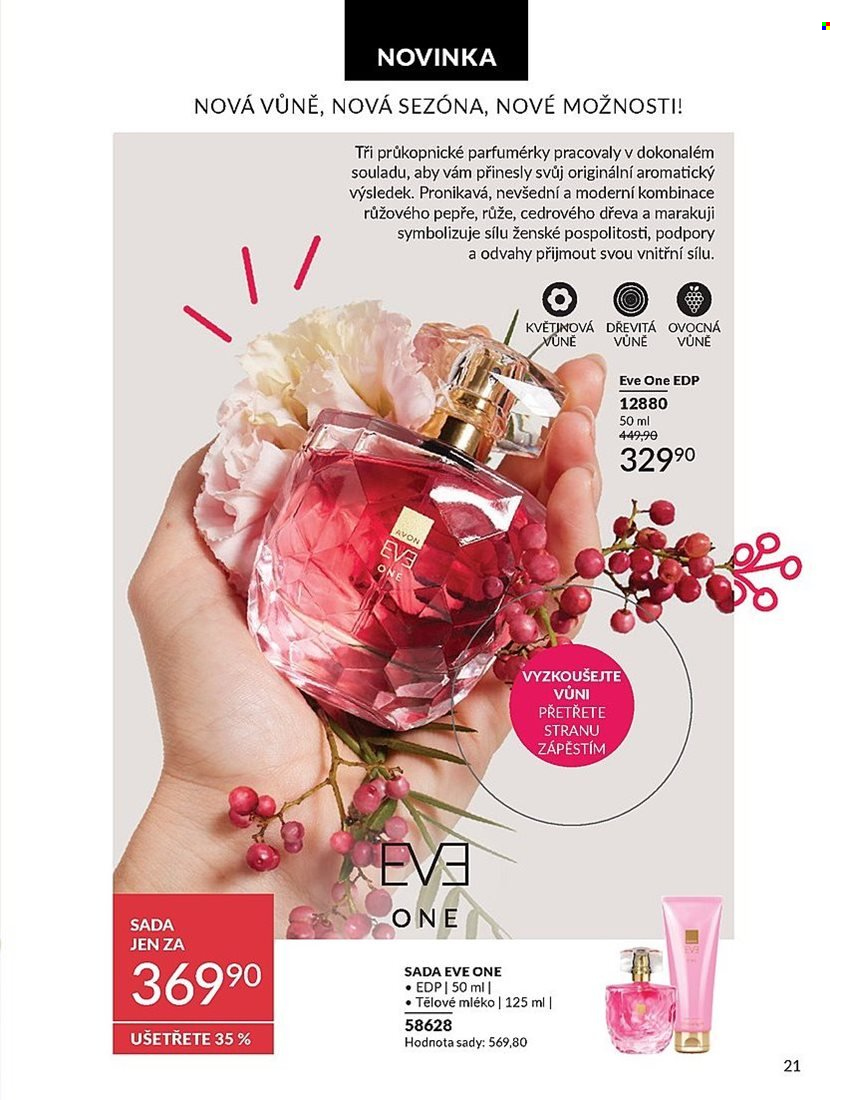 Leták AVON - 1. 7. 2025 - 31. 7. 2025. Strana 21