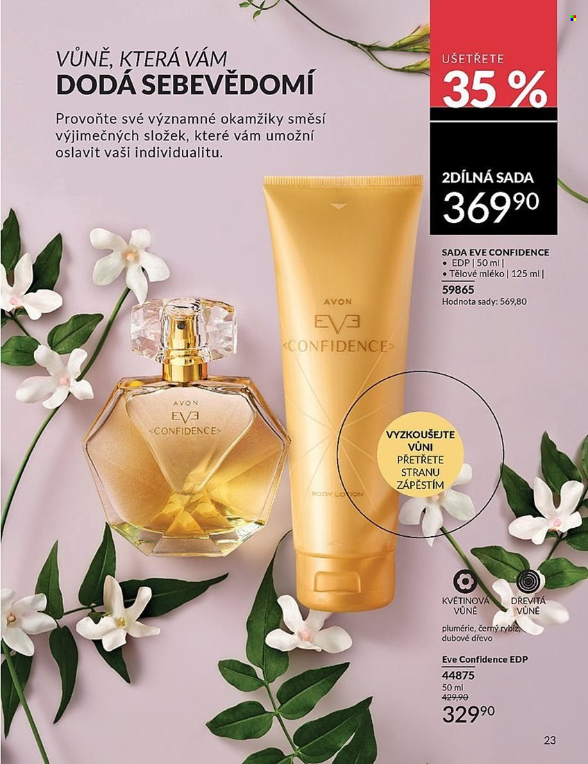 Leták AVON - 1. 7. 2025 - 31. 7. 2025. Strana 23