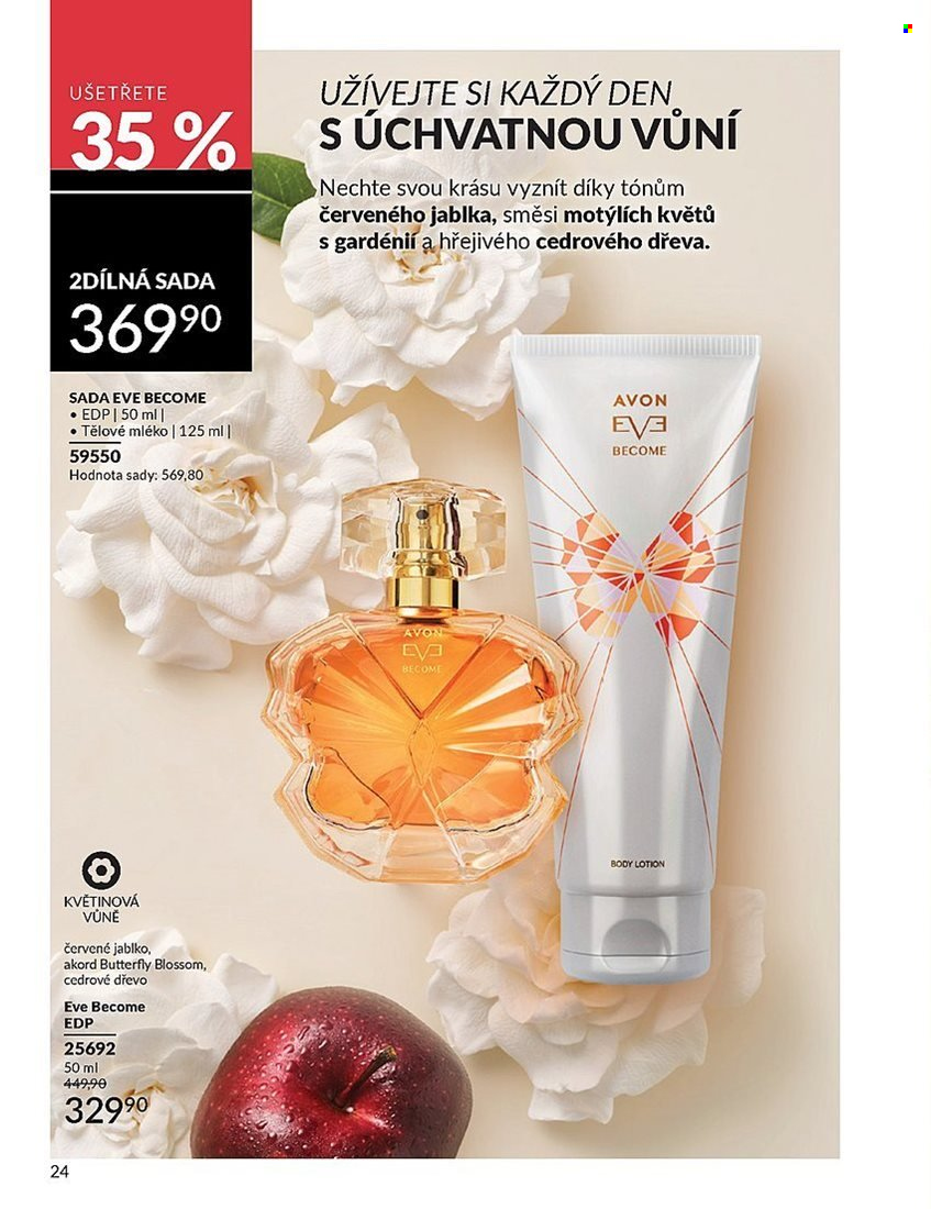 Leták AVON - 1. 7. 2025 - 31. 7. 2025. Strana 24