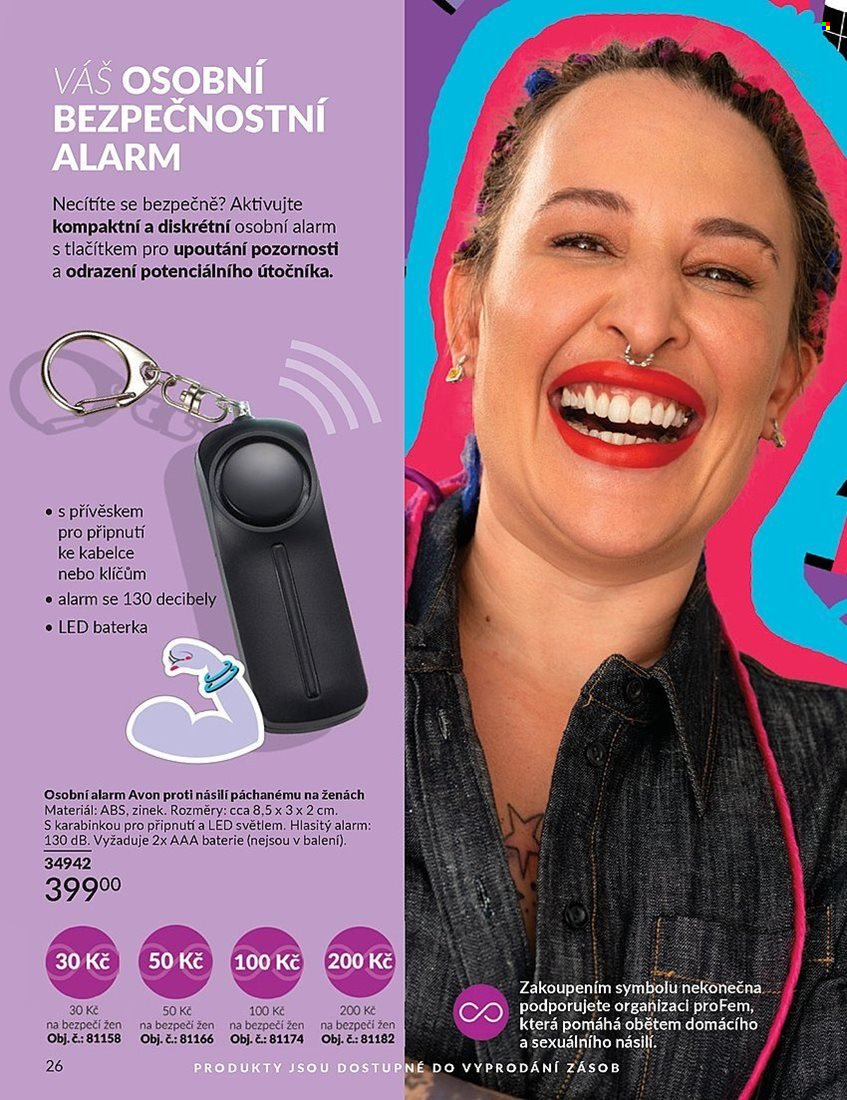 Leták AVON - 1. 7. 2025 - 31. 7. 2025. Strana 26