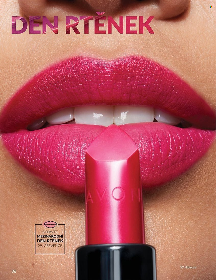 Leták AVON - 1. 7. 2025 - 31. 7. 2025. Strana 36