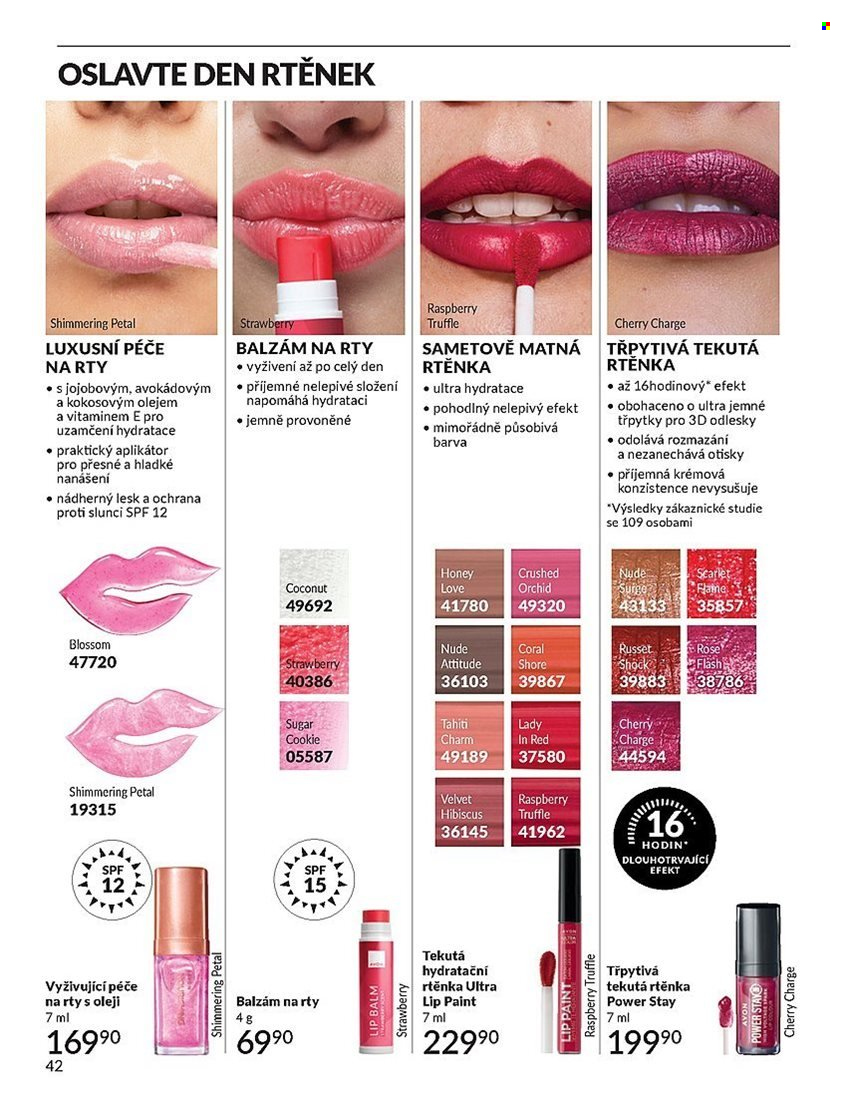 Leták AVON - 1. 7. 2025 - 31. 7. 2025. Strana 42