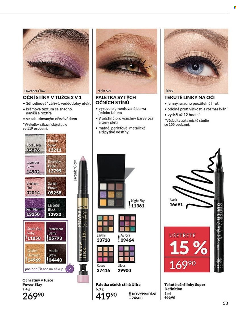 Leták AVON - 1. 7. 2025 - 31. 7. 2025. Strana 53