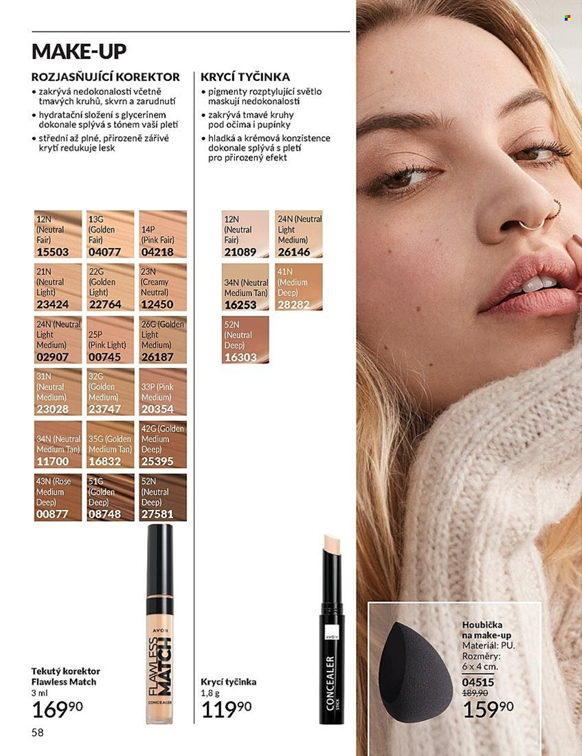 Leták AVON - 1. 7. 2025 - 31. 7. 2025. Strana 58