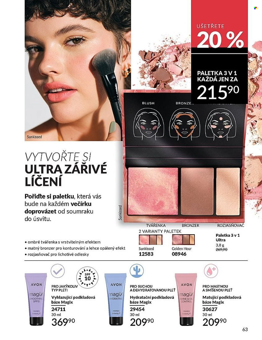 Leták AVON - 1. 7. 2025 - 31. 7. 2025. Strana 63
