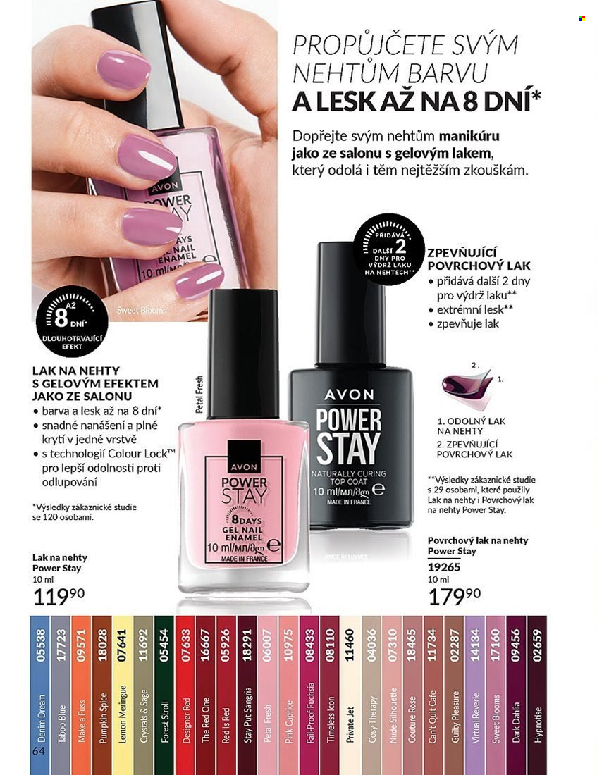 Leták AVON - 1. 7. 2025 - 31. 7. 2025. Strana 64