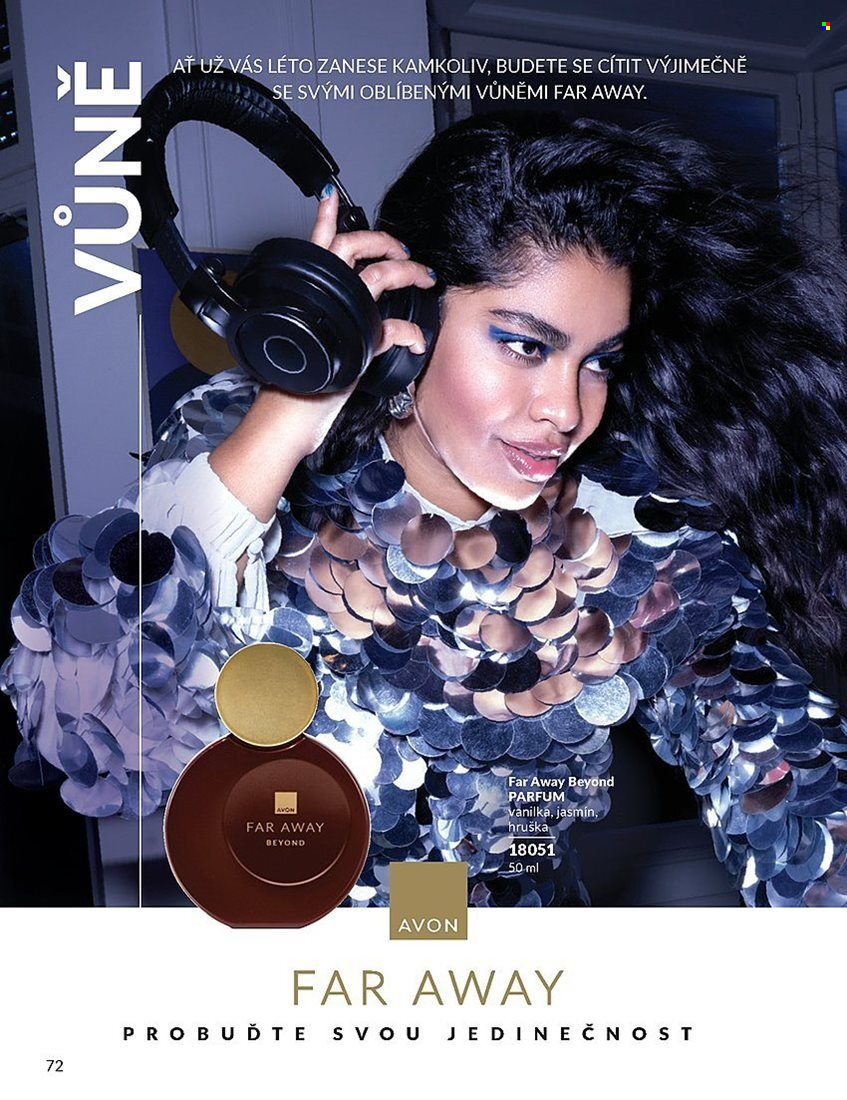 Leták AVON - 1. 7. 2025 - 31. 7. 2025. Strana 72