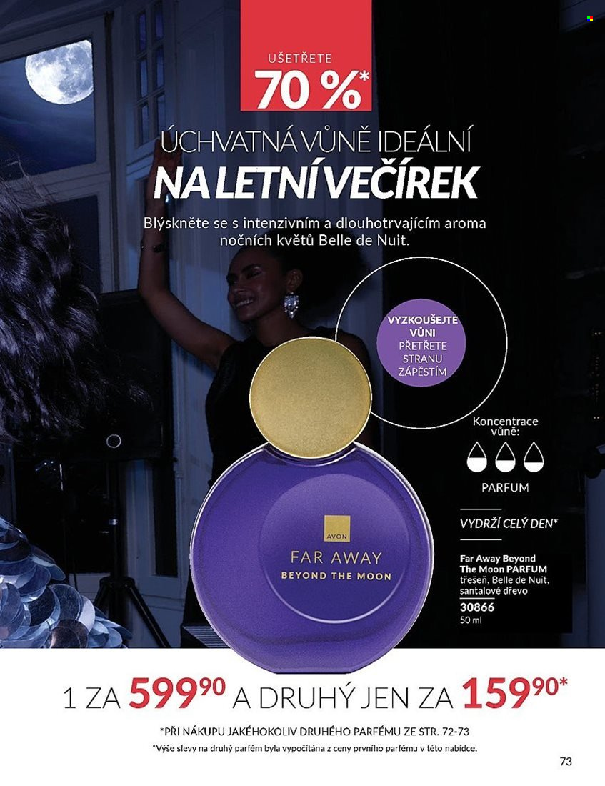 Leták AVON - 1. 7. 2025 - 31. 7. 2025. Strana 73