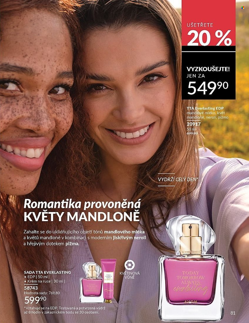Leták AVON - 1. 7. 2025 - 31. 7. 2025. Strana 81