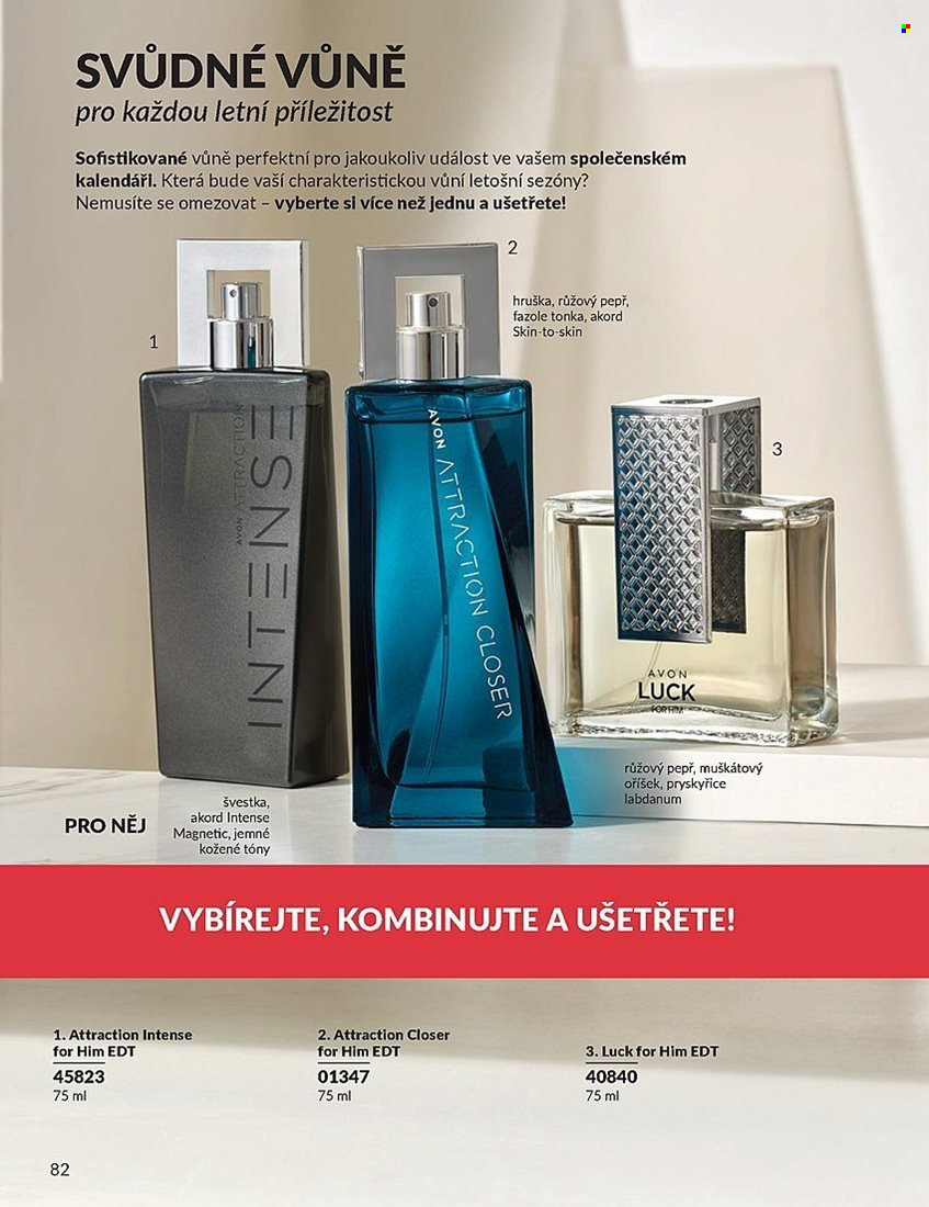 Leták AVON - 1. 7. 2025 - 31. 7. 2025. Strana 82