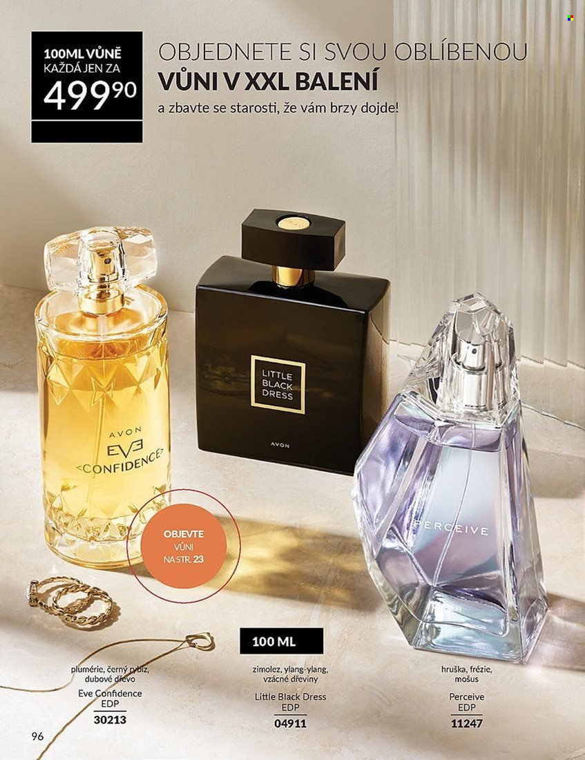 Leták AVON - 1. 7. 2025 - 31. 7. 2025. Strana 96