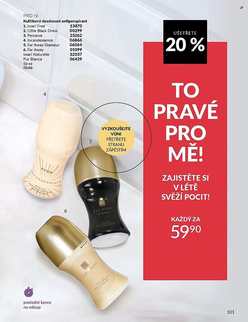 Leták AVON - 1. 7. 2025 - 31. 7. 2025. Strana 101