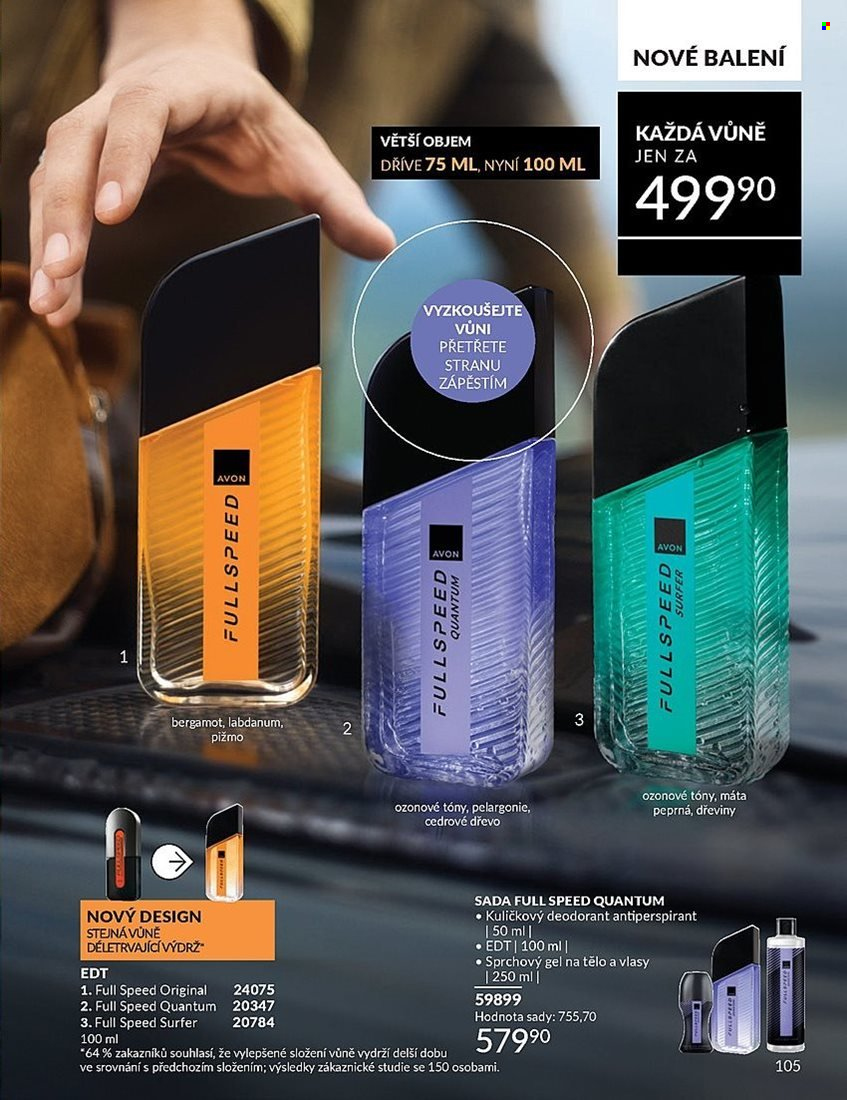 Leták AVON - 1. 7. 2025 - 31. 7. 2025. Strana 105