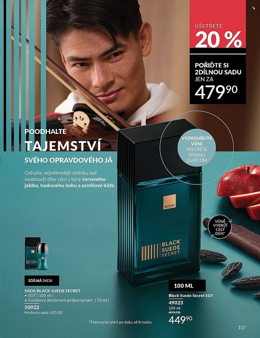 Leták AVON - 1. 7. 2025 - 31. 7. 2025. Strana 107