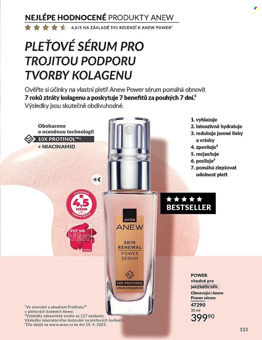 Leták AVON - 1. 7. 2025 - 31. 7. 2025. Strana 113