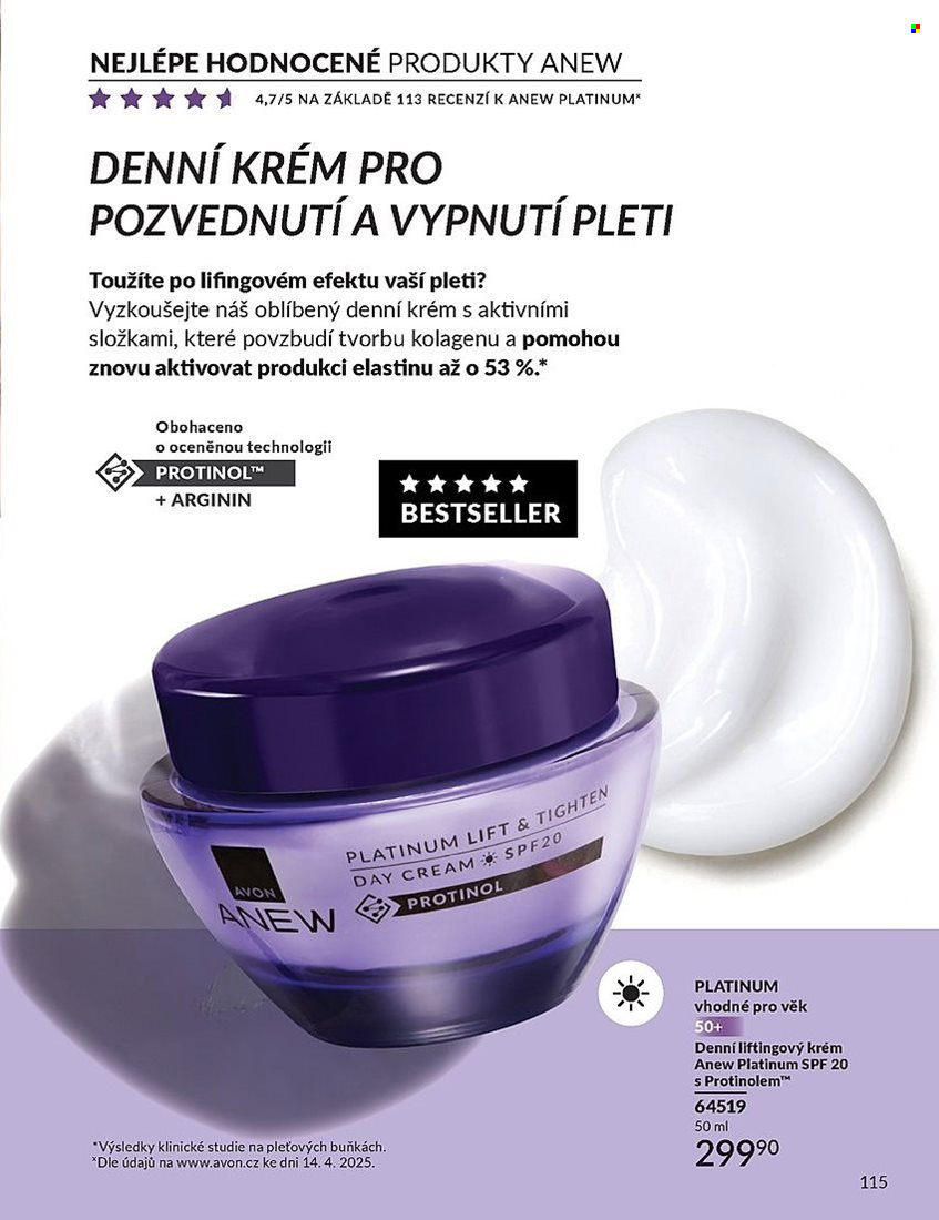 Leták AVON - 1. 7. 2025 - 31. 7. 2025. Strana 115