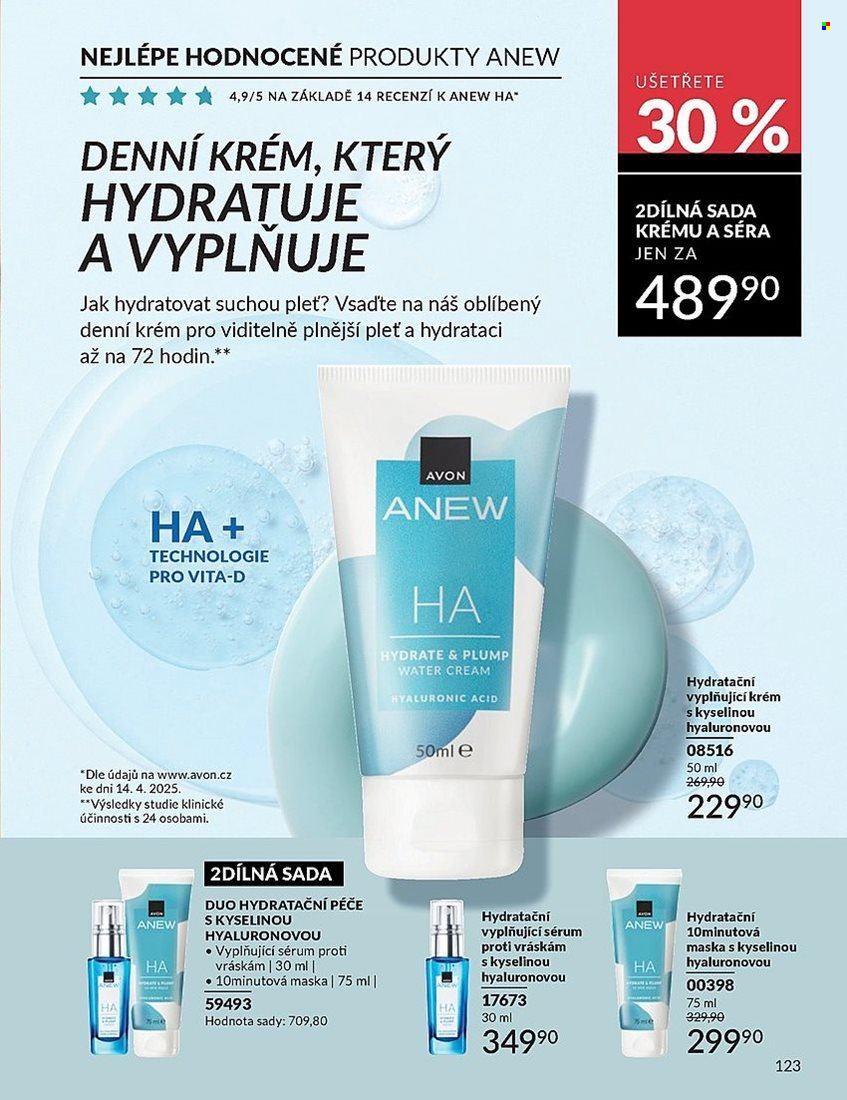 Leták AVON - 1. 7. 2025 - 31. 7. 2025. Strana 123