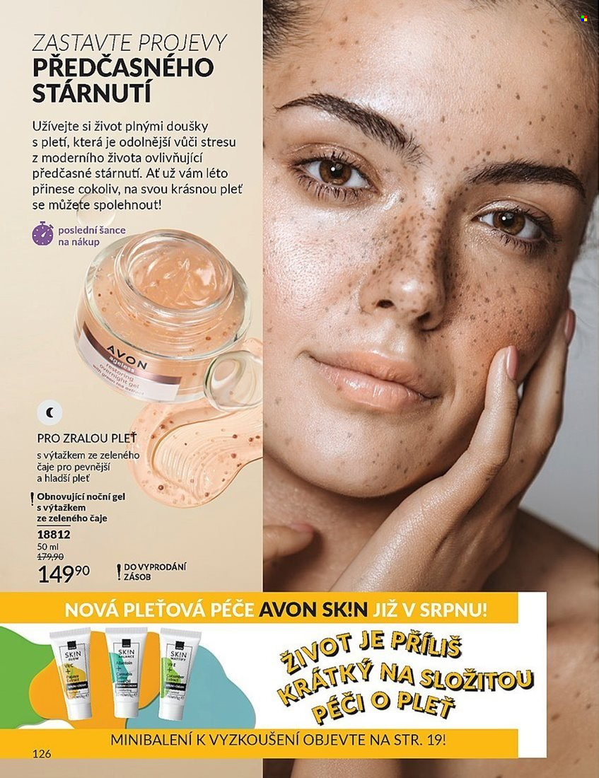 Leták AVON - 1. 7. 2025 - 31. 7. 2025. Strana 126