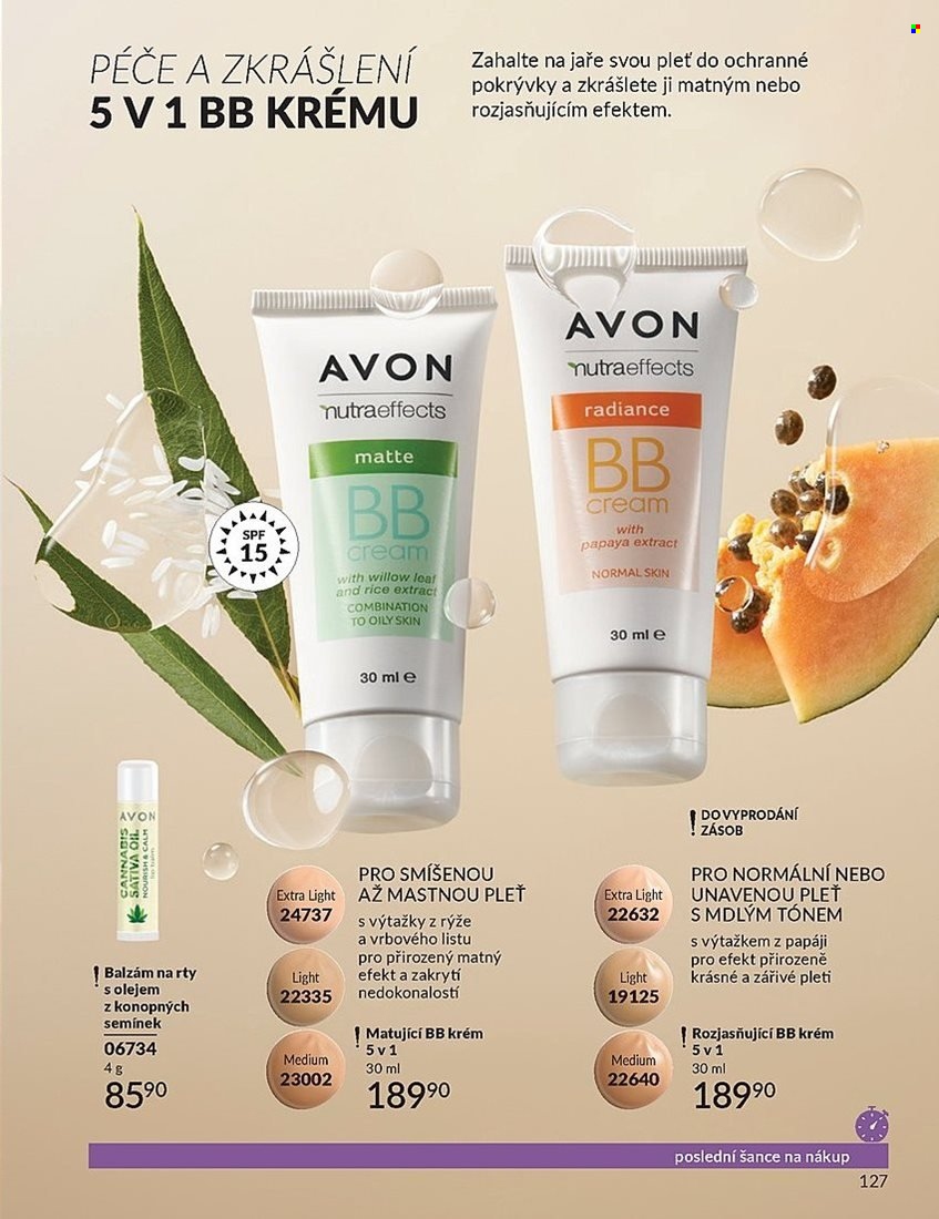 Leták AVON - 1. 7. 2025 - 31. 7. 2025. Strana 127