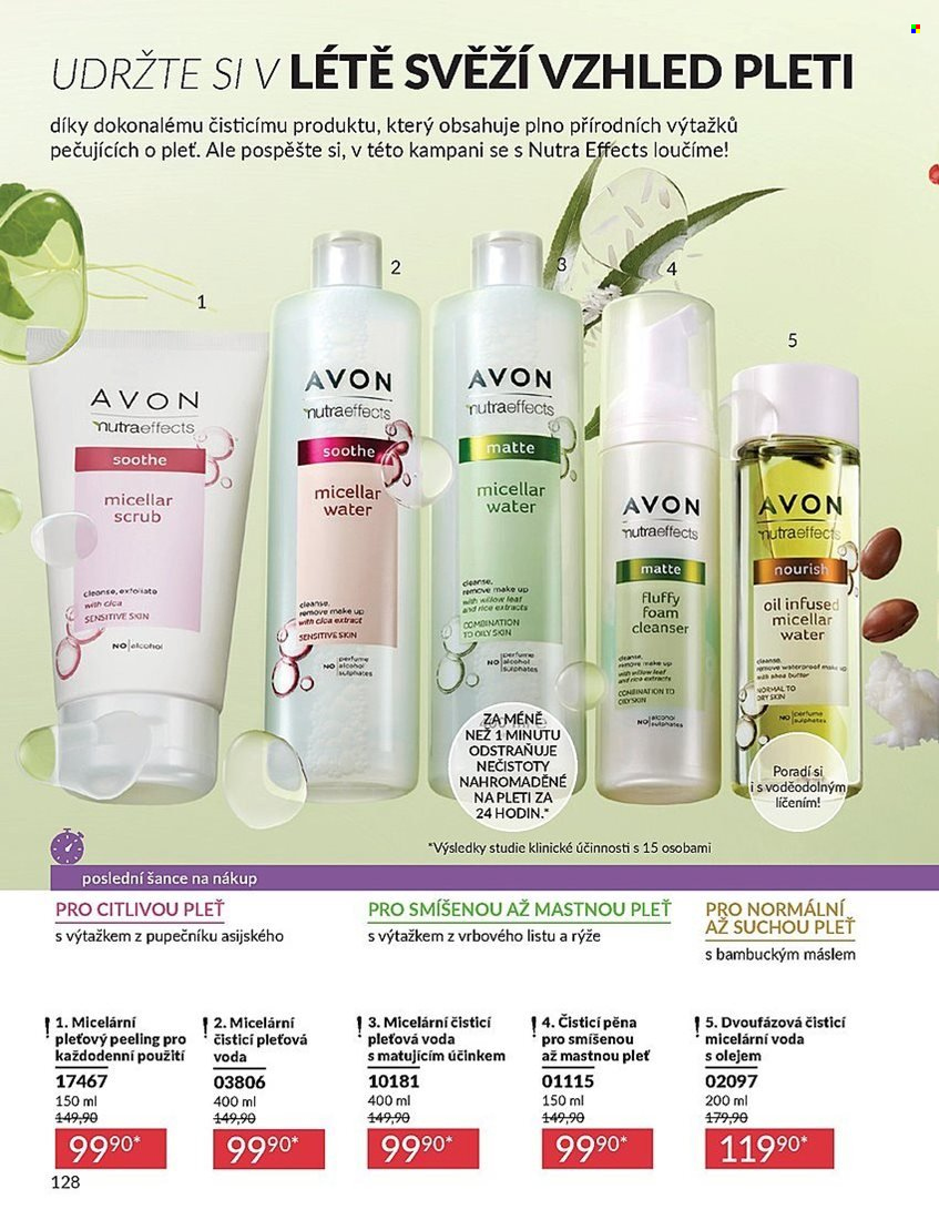 Leták AVON - 1. 7. 2025 - 31. 7. 2025. Strana 128