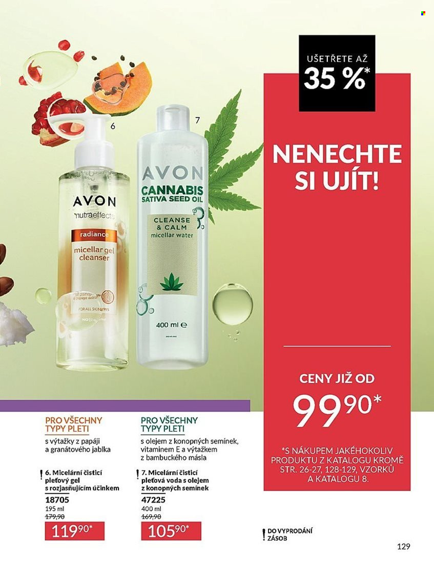 Leták AVON - 1. 7. 2025 - 31. 7. 2025. Strana 129