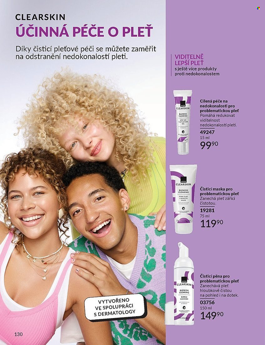 Leták AVON - 1. 7. 2025 - 31. 7. 2025. Strana 130