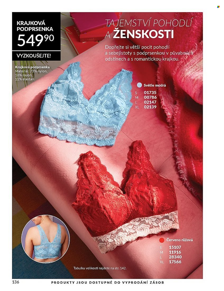 Leták AVON - 1. 7. 2025 - 31. 7. 2025. Strana 136