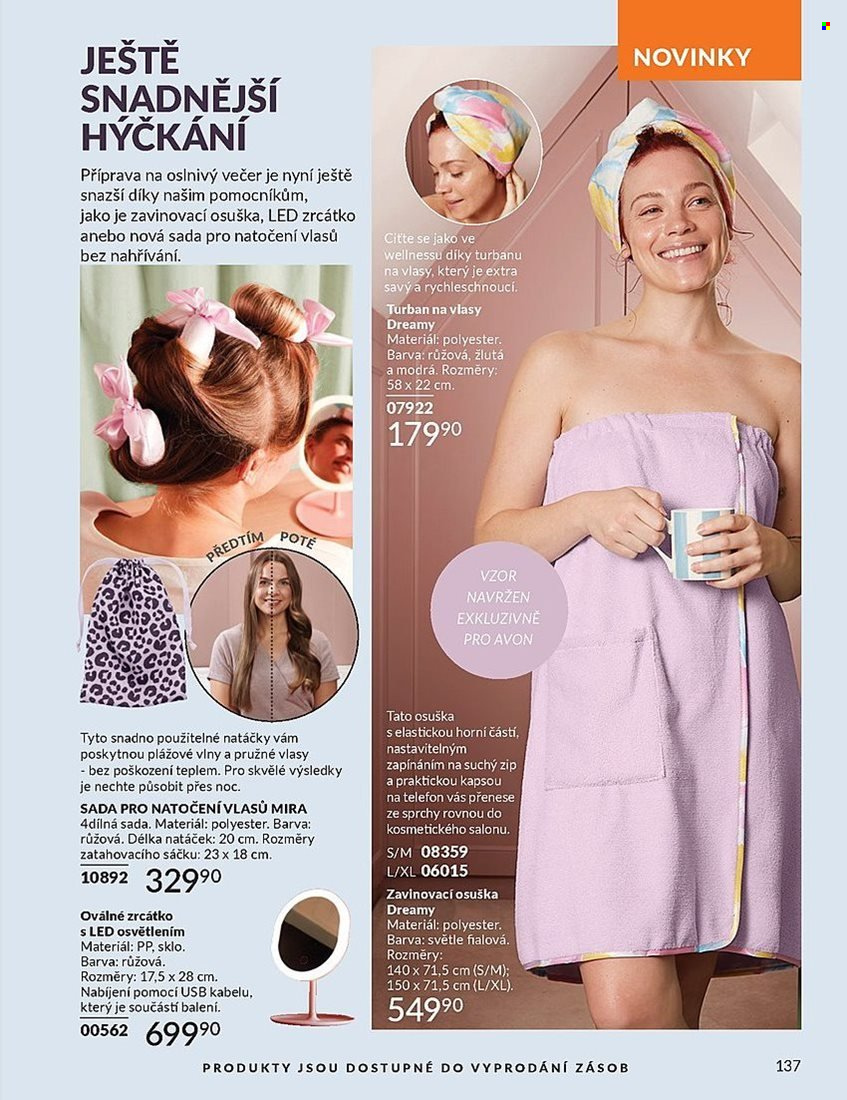 Leták AVON - 1. 7. 2025 - 31. 7. 2025. Strana 137