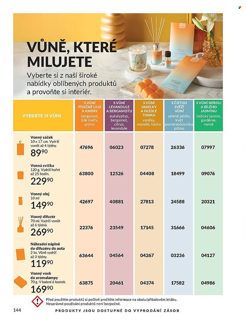 Leták AVON - 1. 7. 2025 - 31. 7. 2025. Strana 144