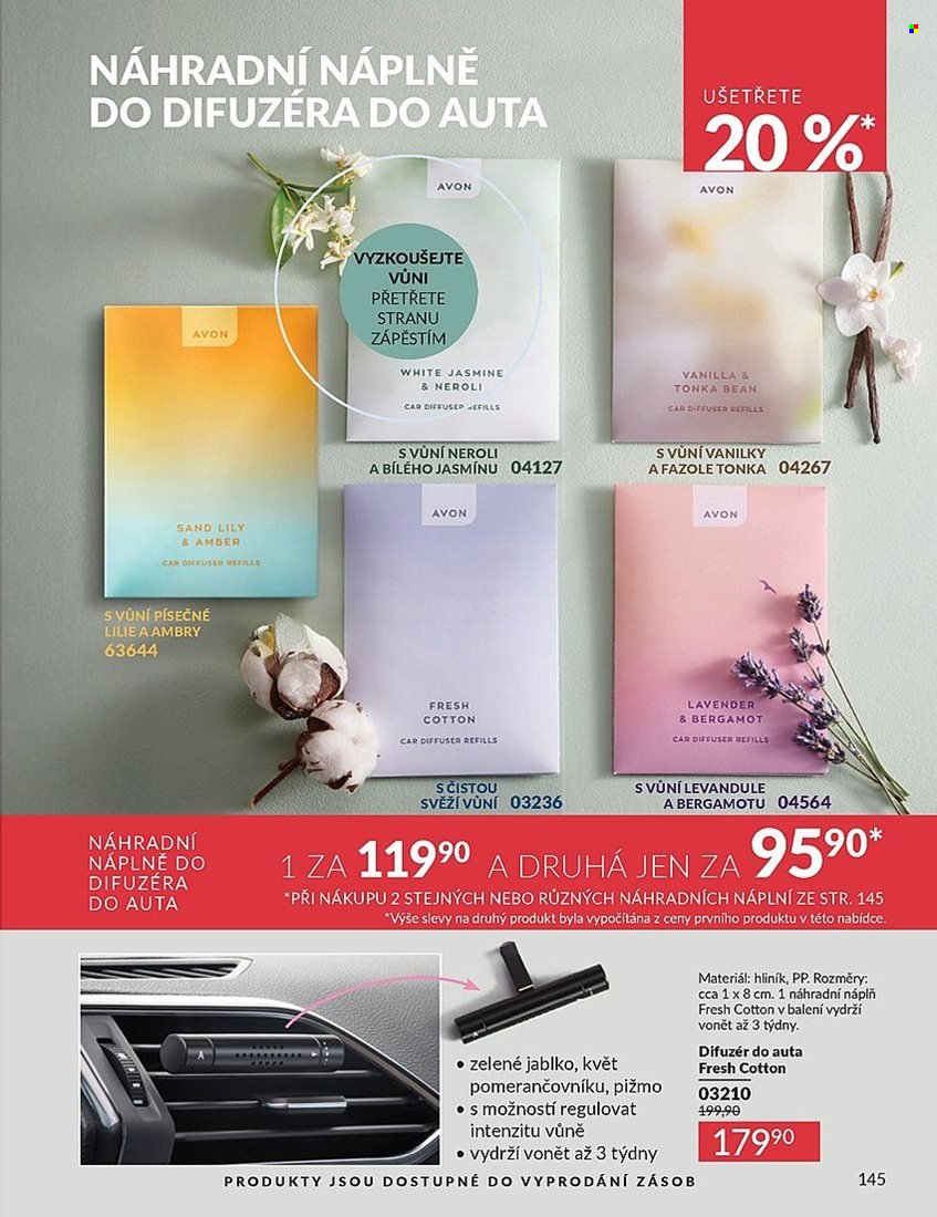 Leták AVON - 1. 7. 2025 - 31. 7. 2025. Strana 145