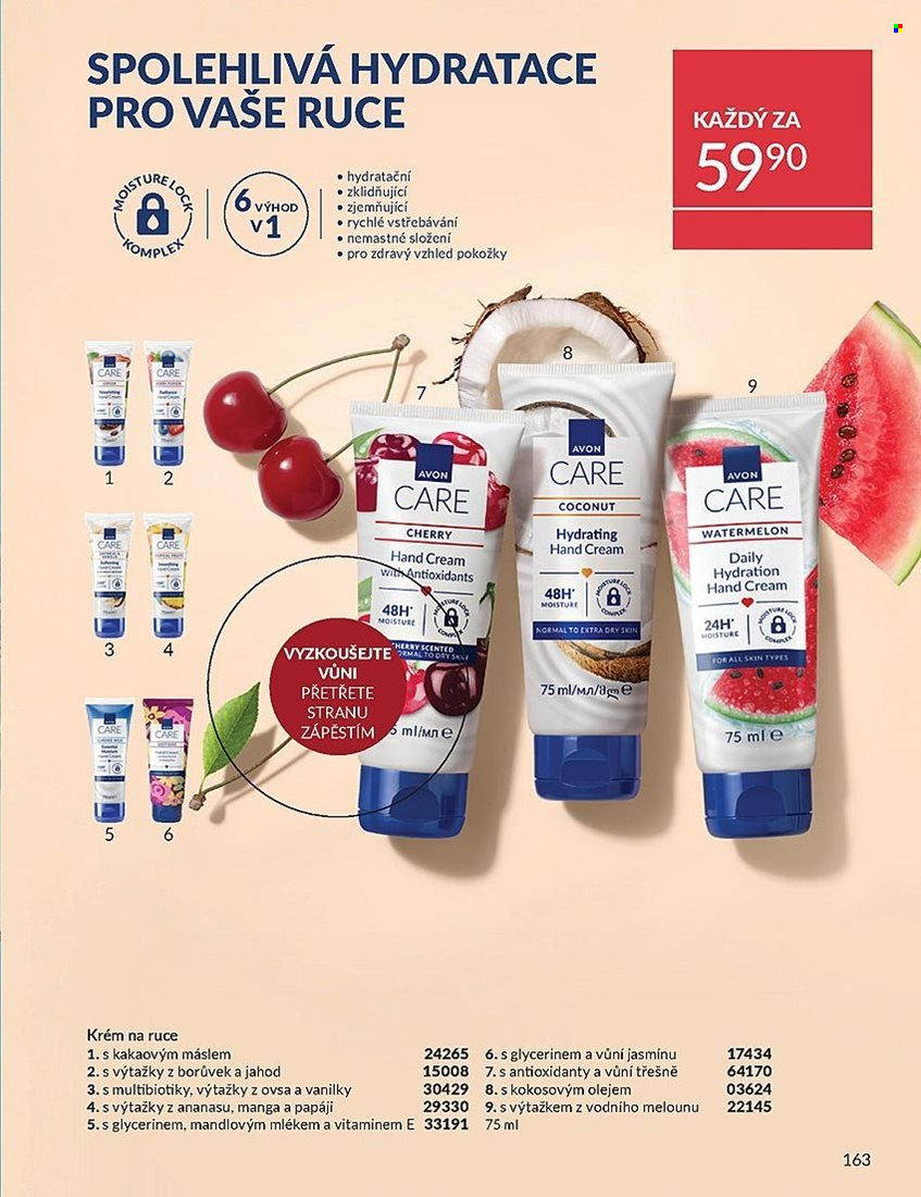 Leták AVON - 1. 7. 2025 - 31. 7. 2025. Strana 163