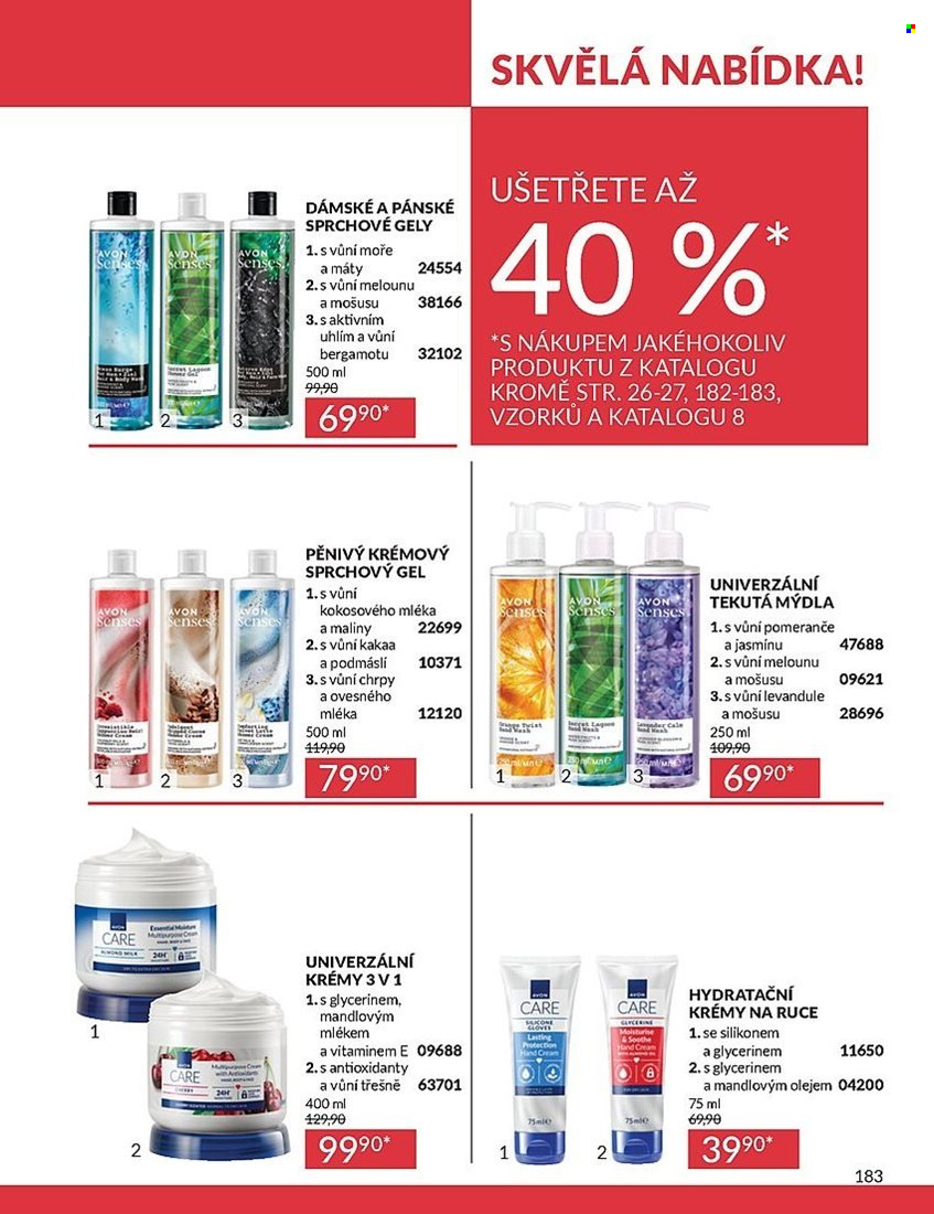Leták AVON - 1. 7. 2025 - 31. 7. 2025. Strana 183