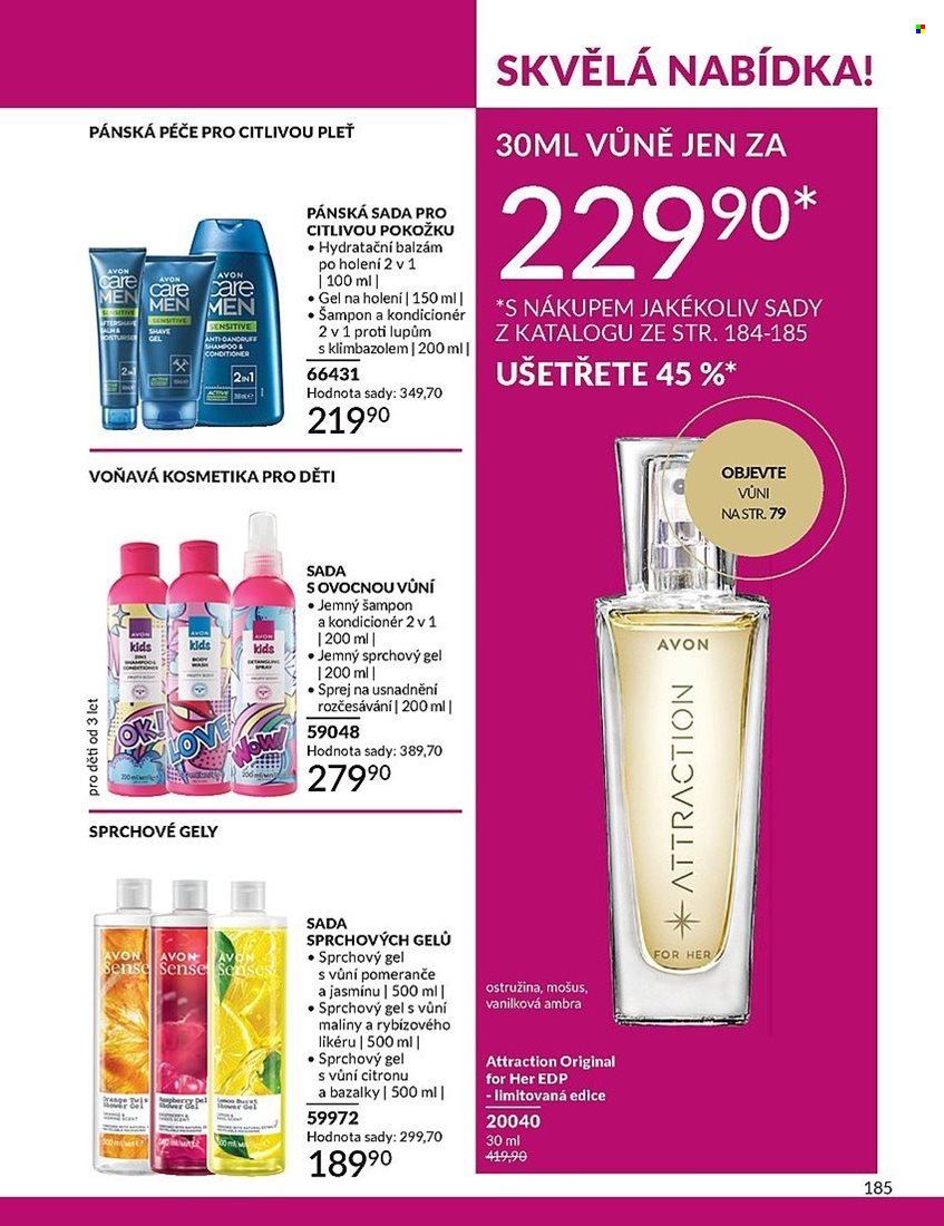 Leták AVON - 1. 7. 2025 - 31. 7. 2025. Strana 185
