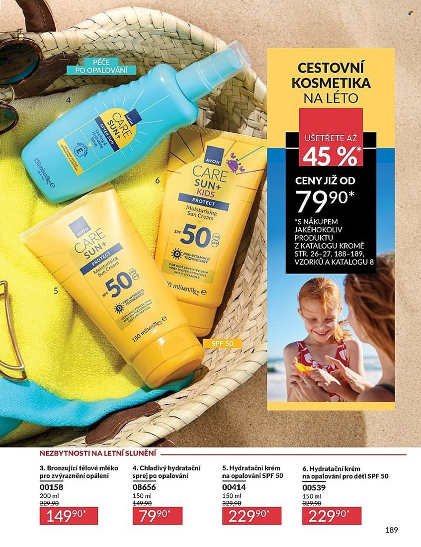 Leták AVON - 1. 7. 2025 - 31. 7. 2025. Strana 189