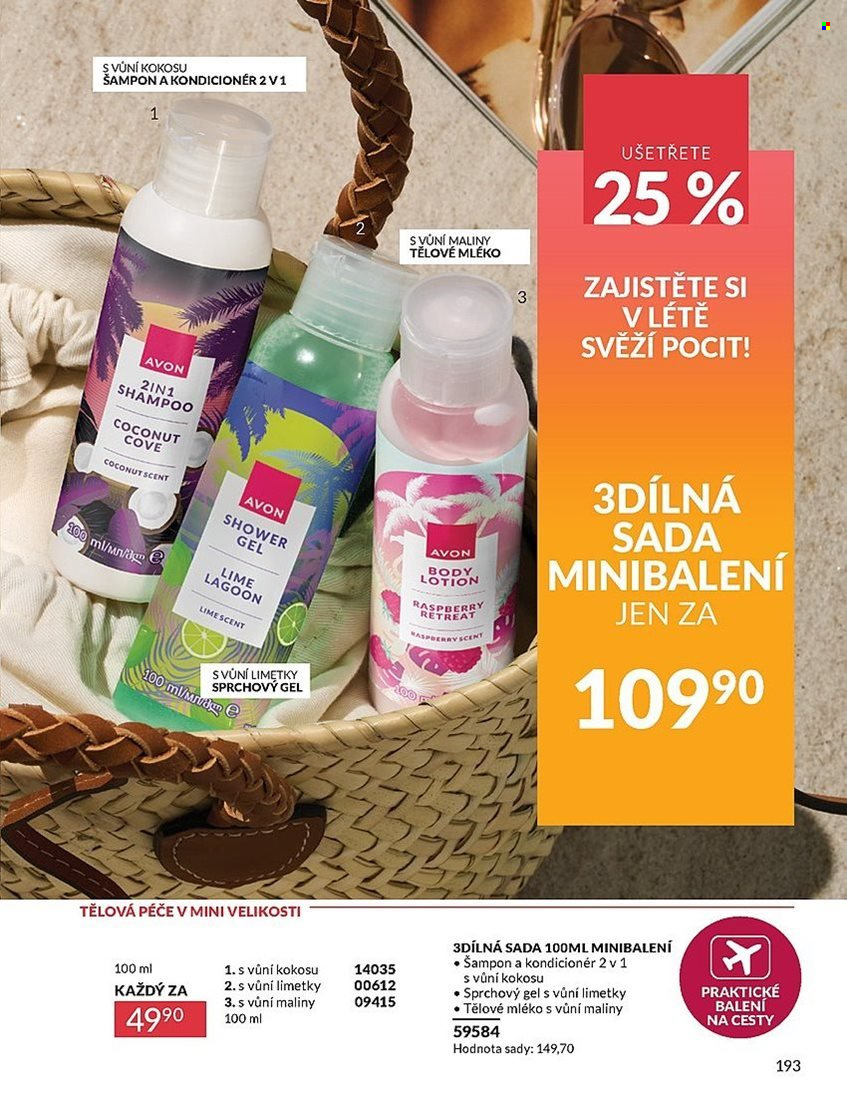 Leták AVON - 1. 7. 2025 - 31. 7. 2025. Strana 193