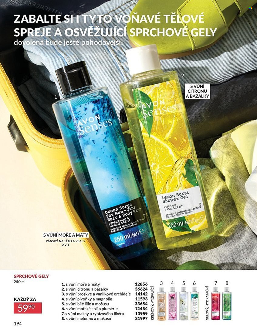 Leták AVON - 1. 7. 2025 - 31. 7. 2025. Strana 194