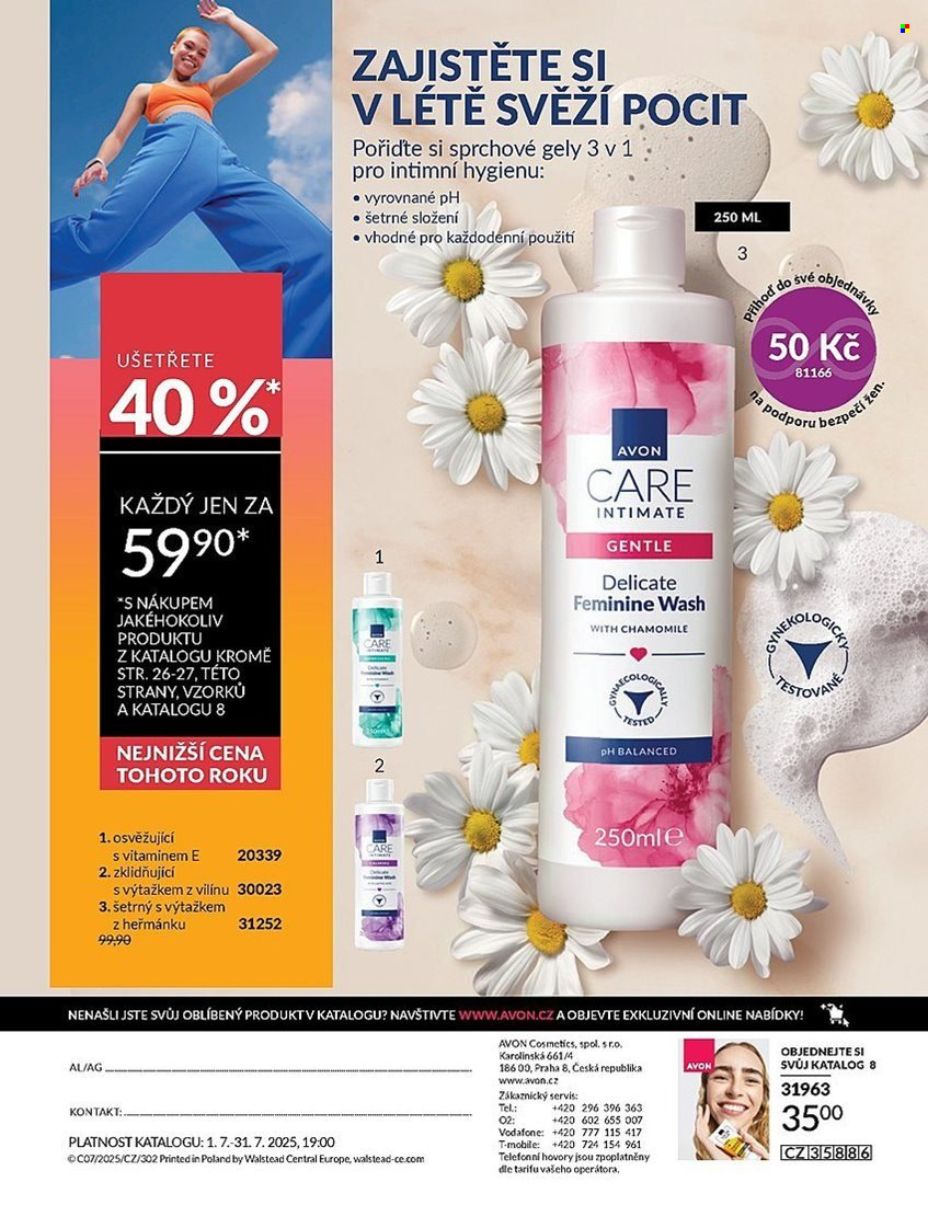 Leták AVON - 1. 7. 2025 - 31. 7. 2025. Strana 196