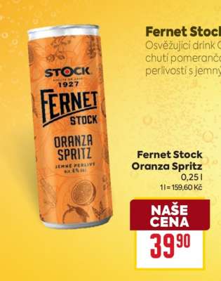 Fernet Stock Oranza Spritz