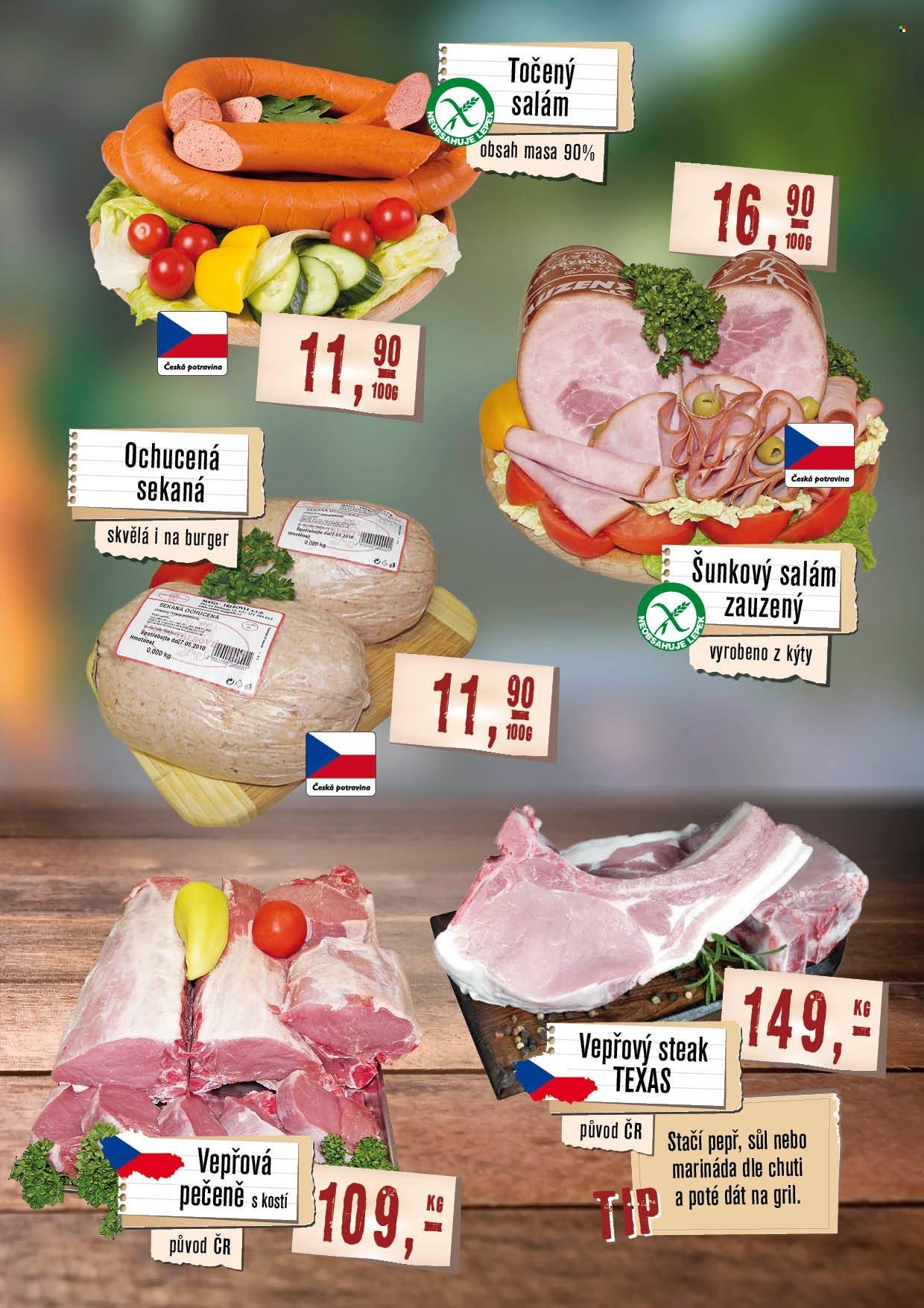 Leták Maso Třebovle - 1. 7. 2025 - 31. 7. 2025. Strana 3