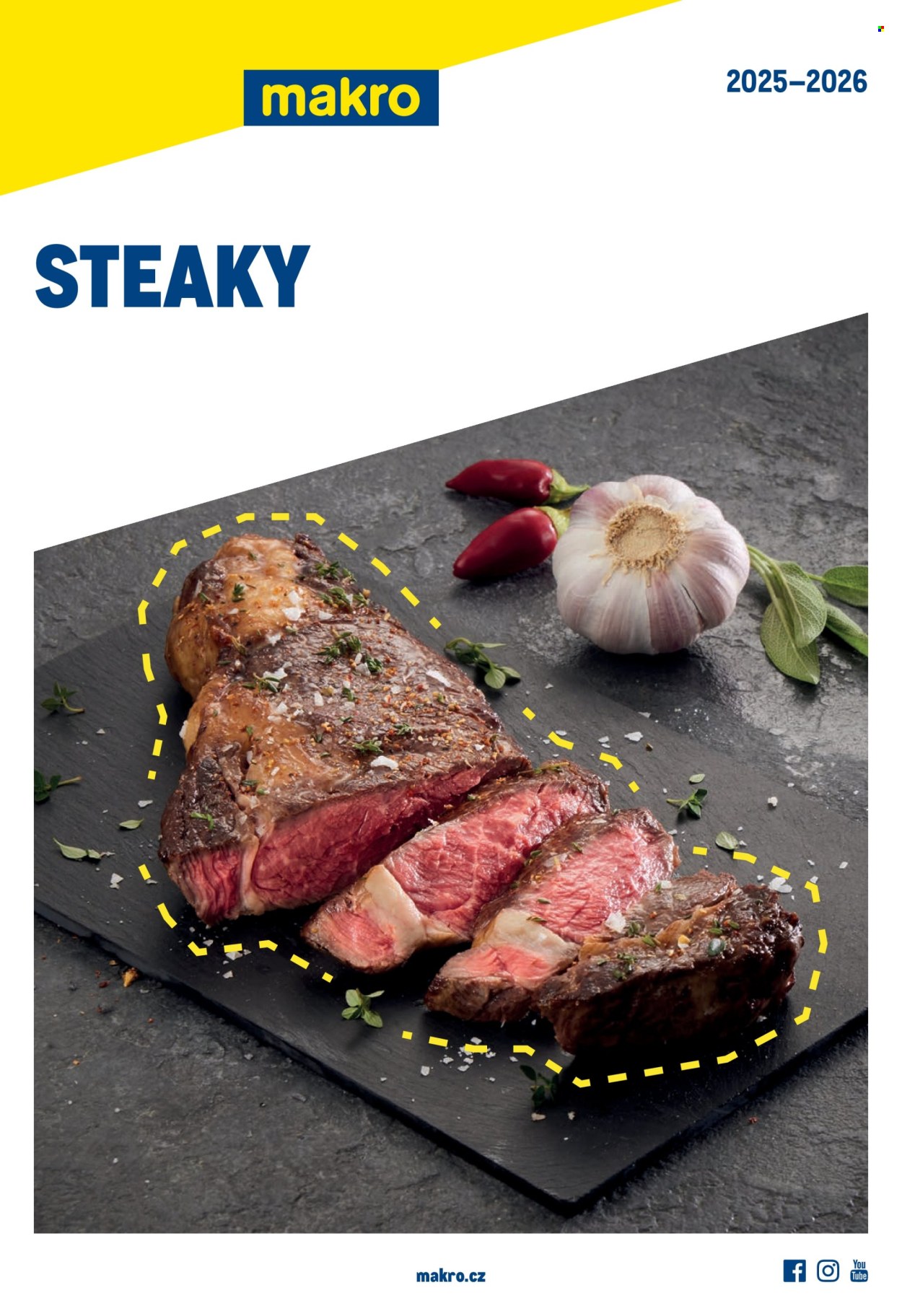 Leták MAKRO. Strana 1